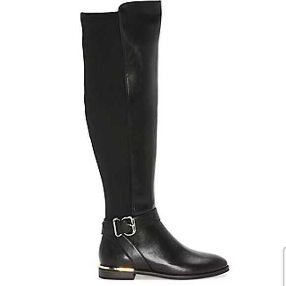 Liz Claiborne Womens Jepson Stacked Heel Over the Knee Boots! - Picture 1 of 12